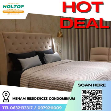 #R7832 🎉 251168 Condo for rent Menam Residences Condominium