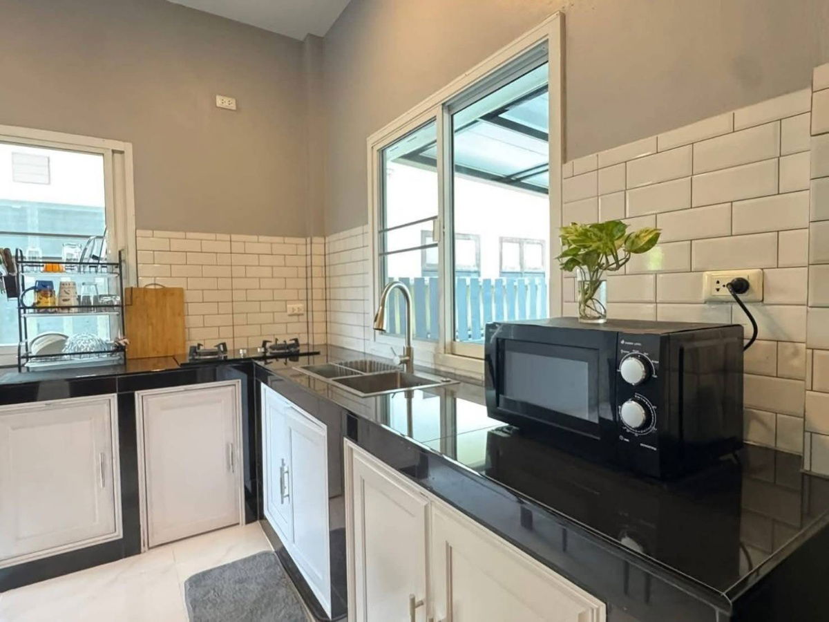 รูป บ้านเดี่ยว ชั้นเดียว ว่างให้เช่า อำเภอแม่ริม ใกล้เมืองเชียงใหม่ เฟอร์นิเจอร์ครบ T.0946511456 - รูปที่ 12/15