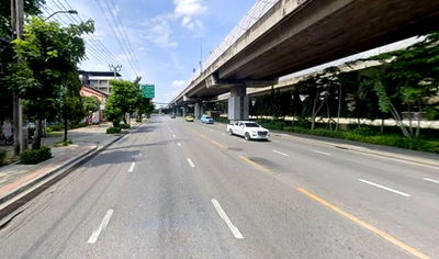 Land for sale Royal Thai Army Nursing College : Vacant land for sale on Rama VI Road.