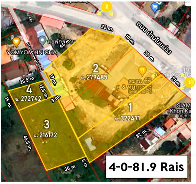Land for sale Khon Kaen Transport Office 2 : Land for Sale in Non Muang, Khon Kaen, Pink Zone