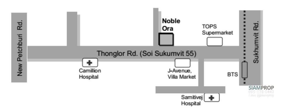 รูป 🏢 ให้เช่าคอนโด : Noble Ora Thonglor (โนเบิล ออรา ทองหล่อ ) รหัสทรัพย์ | 📌LNP-C10663 - รูปที่ 24/24