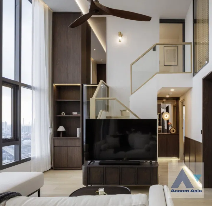 รูป 🔼🔽 AccomA 📩 Fully Furnished 3 BR Condominium @Life Rama 4-Asoke (AA45016) - รูปที่ 4/17