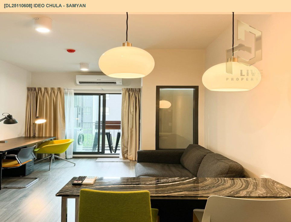 picture DL25110608 Condo for rent, IDEO Chula - Samyan near MRT สามย่าน, ready to move in, call urgently 0638692663 LineID @655ebbvc - 3/15