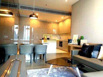 Condos for rent : The Esse at Singha Complex | Modern 2 Bed Condo Near MRT - BR14330CD