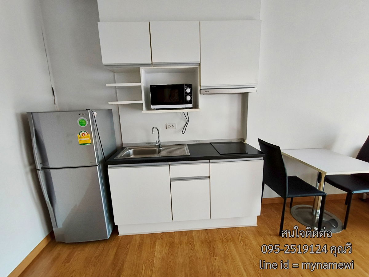 รูป ห้อง 30 ตรม. เฟอร์นิเจอร์ครบ เครื่องใช้ไฟฟ้าครบ ให้เช่าคอนโด พาร์คแลนด์ เพชรเกษม ติดรถไฟฟ้าสถานีหลักสอง ตรงข้ามเดอะมอลล์บางแค สนใจติดต่อได้เลยค่ะ - รูปที่ 10/10