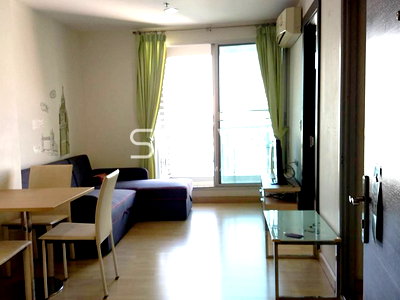 Condos for sale : Corner Unit 1 Bed Unblock view Fully furnished Closed Kitchen Perfect Location Next to MRT Ratchadaphisek 0 m @ Rhythm Ratchada 