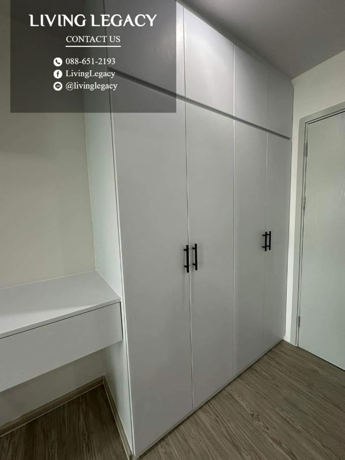 รูป SLZVV4 ให้เช่าคอนโด RYE Huamark 30 ตร.ม. ชั้น 8 ตึก A line id : @livinglegacy - รูปที่ 7/10