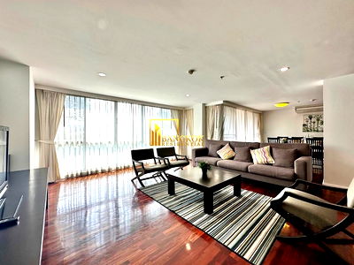 Apartment building for rent Surawong Road : Spacious 3 Bedroom Apartment in Sathorn For Rent - BR0661AP