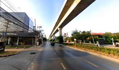 Land for sale Metropolitan Waterworks Authority Bang Khen Office : Land for sale on the main road, Phahon Yothin, near BTS Phahon Yothin 59