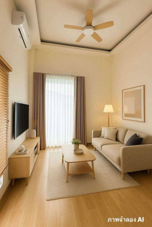 รูป ให้เช่าบ้านสร้างใหม่สไตล์มูจิ ใจกลางอำเภอเมืองเชียงใหม่ เหมาะทั้งอยู่อาศัยหรือทำธุรกิจโฮมสเตย์ T.0946511456 - รูปที่ 3/13