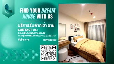 Condos for rent : FOR RENT THE LINE VIBE, Beautiful Room, Near BTS Ha Yaek Lat Phrao, with Shuttle Service from Building Entrance to Project Entrance. RW007227 