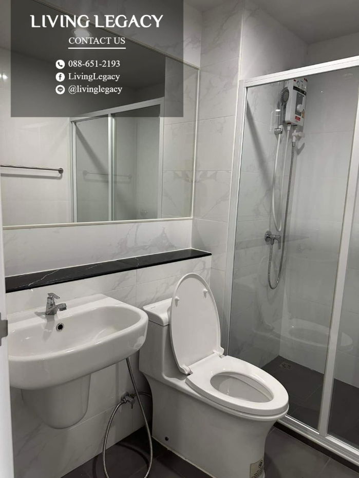 รูป SLZVV4 ให้เช่าคอนโด RYE Huamark 30 ตร.ม. ชั้น 8 ตึก A line id : @livinglegacy - รูปที่ 6/10