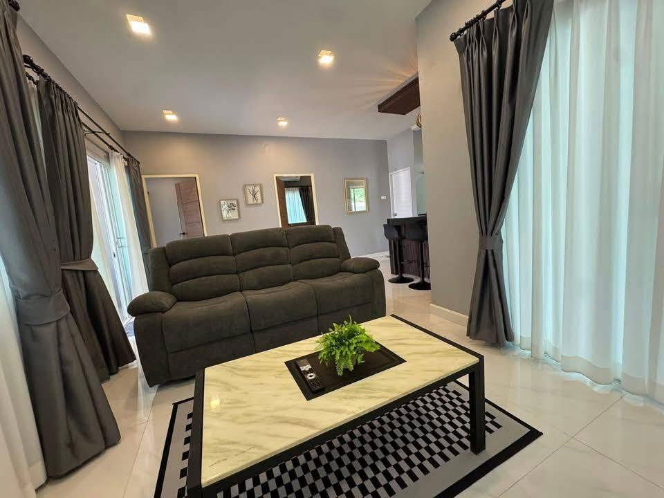 รูป บ้านเดี่ยว ชั้นเดียว ว่างให้เช่า อำเภอแม่ริม ใกล้เมืองเชียงใหม่ เฟอร์นิเจอร์ครบ T.0946511456 - รูปที่ 4/15