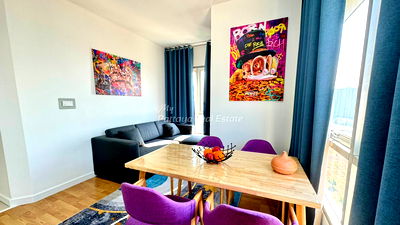 Condos for sale Tesco Lotus South Pattaya : 🛏️ 2 Bed - 🛁 2 Bath - 🏙️ City Views - 🌏 FOREIGN name - 🏢 UNICCA Pattaya - Ref: UNIC02