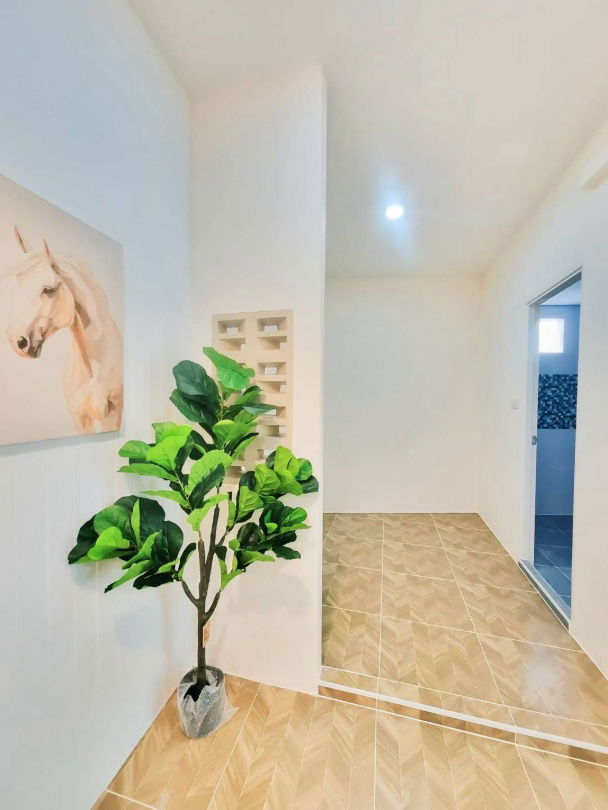 รูป ขายบ้านแฝด 2 ชั้น หลังมุม หมู่บ้านพฤกษา 3 ถนนวัดลาดปลาดุก บางบัวทอง ตกแต่งใหม่พร้อมอยู่ ทำเลดี ใกล้ชุมชน ลดราคา 3 แสน เหลือ 2.99 ล้าน - รูปที่ 10/20