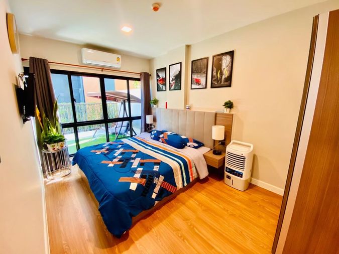 ให้เช่า อไรซ์ คอนโด – มหิดล 1นอน 1น้ำ 43 ตร.ม. ชั้น 1 ใกล้ สนามบิน (ID:577CR) 