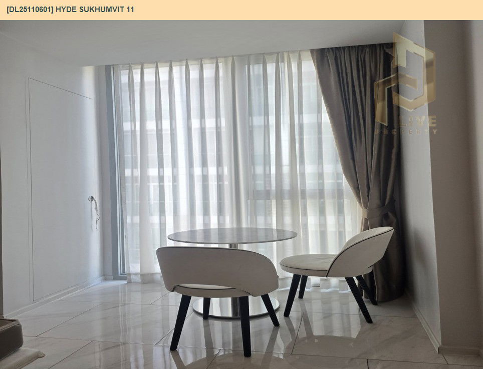 picture DL25110601 Condo for rent, Hyde Sukhumvit 11 near BTS Nana, ready to move in, call urgently 0638692663 LineID @897iyzll - 4/8