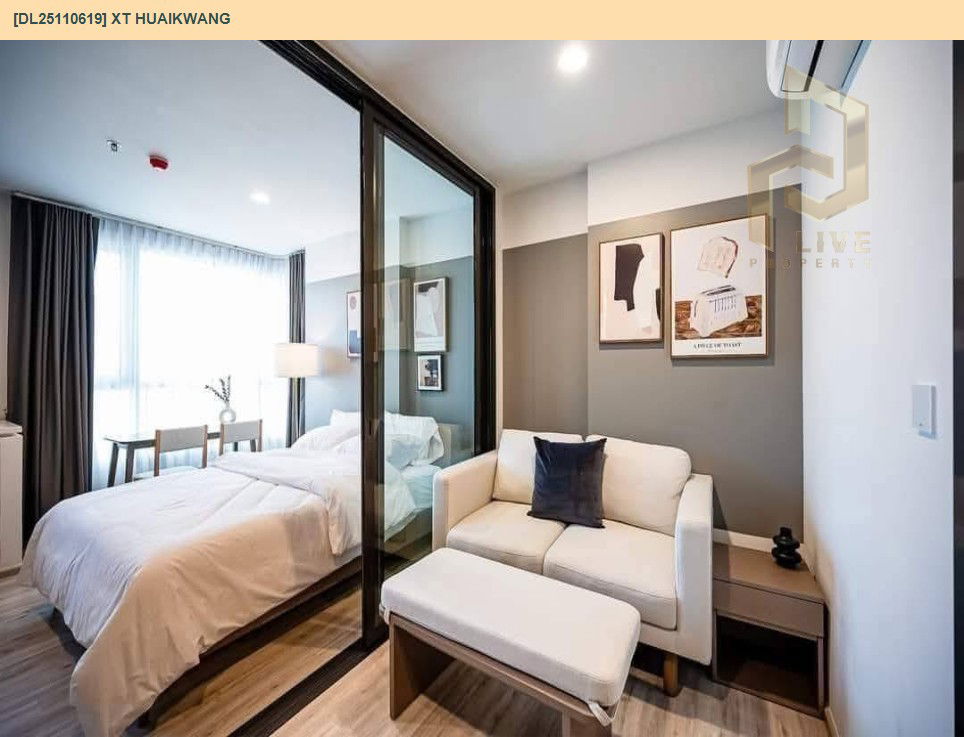 รูป DL25110619 ให้เช่าคอนโด เอ็กซ์ที ห้วยขวาง (XT HUAIKWANG) ใกล้ MRT ห้วยขวาง พร้อมเข้าอยู่ โทรด่วน 0614453194 LineID @162cjixi - รูปที่ 3/7