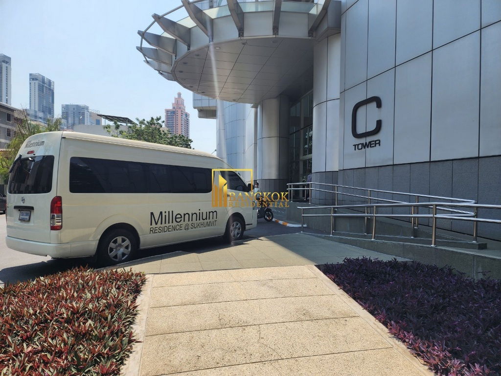 รูป Millennium Residence | Contemporary 3 Bed Condo in Asoke - BR6777CD - รูปที่ 25/30