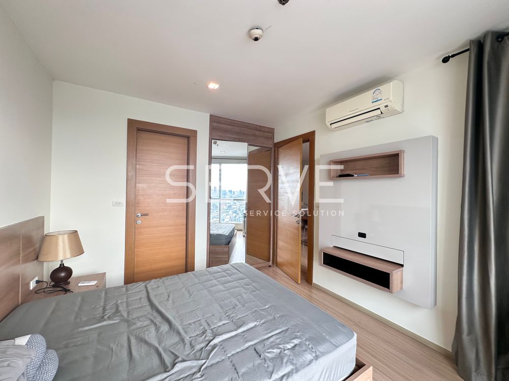 รูป 1 Bed 1 Bath Nice Room Good Location Next to MRT Huai Khwang 50 m. / For Rent-Rhythm Ratchada Huai Khwang - รูปที่ 3/10