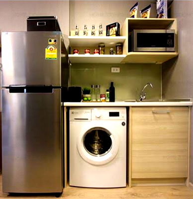 Condos for rent Bang Kapi : For rent: Asakan Place Twin Condo 14, Ramkhamhaeng 105/1 - 2 bedrooms, 1 bathroom