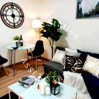 Condos for sale Huai Khwang : Urgent sale, beautiful room, Garden Asoke - Rama 9, near MRT Rama 9