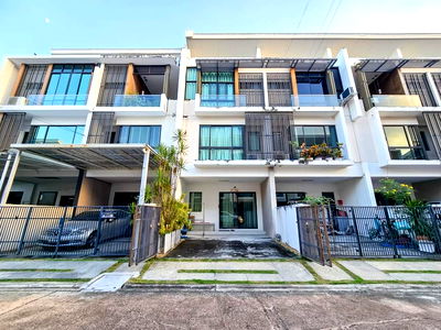 ทาวน์โฮม ถนนวัชรพล : ขายทาวน์โฮม 3 ชั้น เดอะ เทอเรส รามอินทรา 65 The Terrace Ramintra 65 เจ้าของขายเอง ถูกสุดในโครงการ ใกล้ Bts รามอินทรา กม. 6 โลตัส