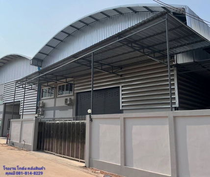 ให้เช่า ขาย โกดัง คลังสินค้า โรงงานทรัพย์รุ่งเรือง ( คลองมะเดื่อ ) ขนาด 735 ตร.ม. กระทุ่มแบน สมุทรสาคร
