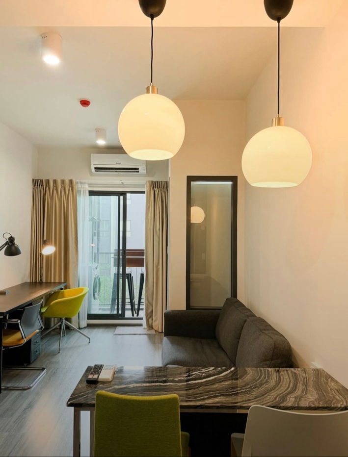 รูป ไอดีโอ จุฬา สามย่าน 1B1B ชั้น 13 ตึก B ขนาด 34 ตร.ม เช่า 24,000 บาท/เดือน Ready to move in - รูปที่ 4/13