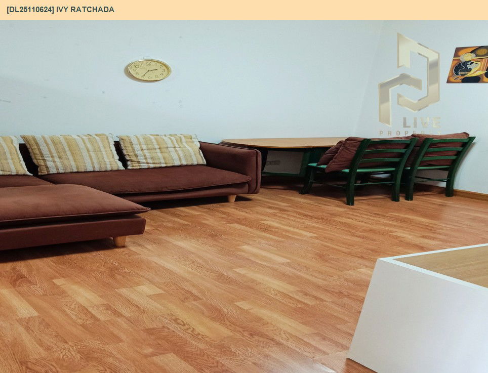 รูป DL25110624 ให้เช่าคอนโด ไอวี่ รัชดา (Ivy Ratchada) ใกล้ MRT สุทธิสาร พร้อมเข้าอยู่ โทรด่วน 0653619502 LineID @534wlwof - รูปที่ 4/12