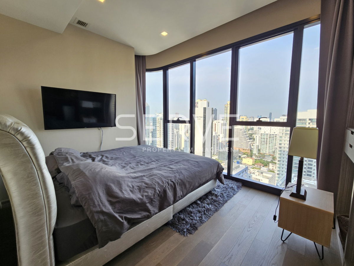 picture 🔥55K🔥 - 2 Bed 1 Bath with Bathtub 47 sq.m. High Fl. Good Location MRT Sukhumvit 20 m. and BTS Asok 230 m. at Ashton Asoke Condo / For Rent - 3/8