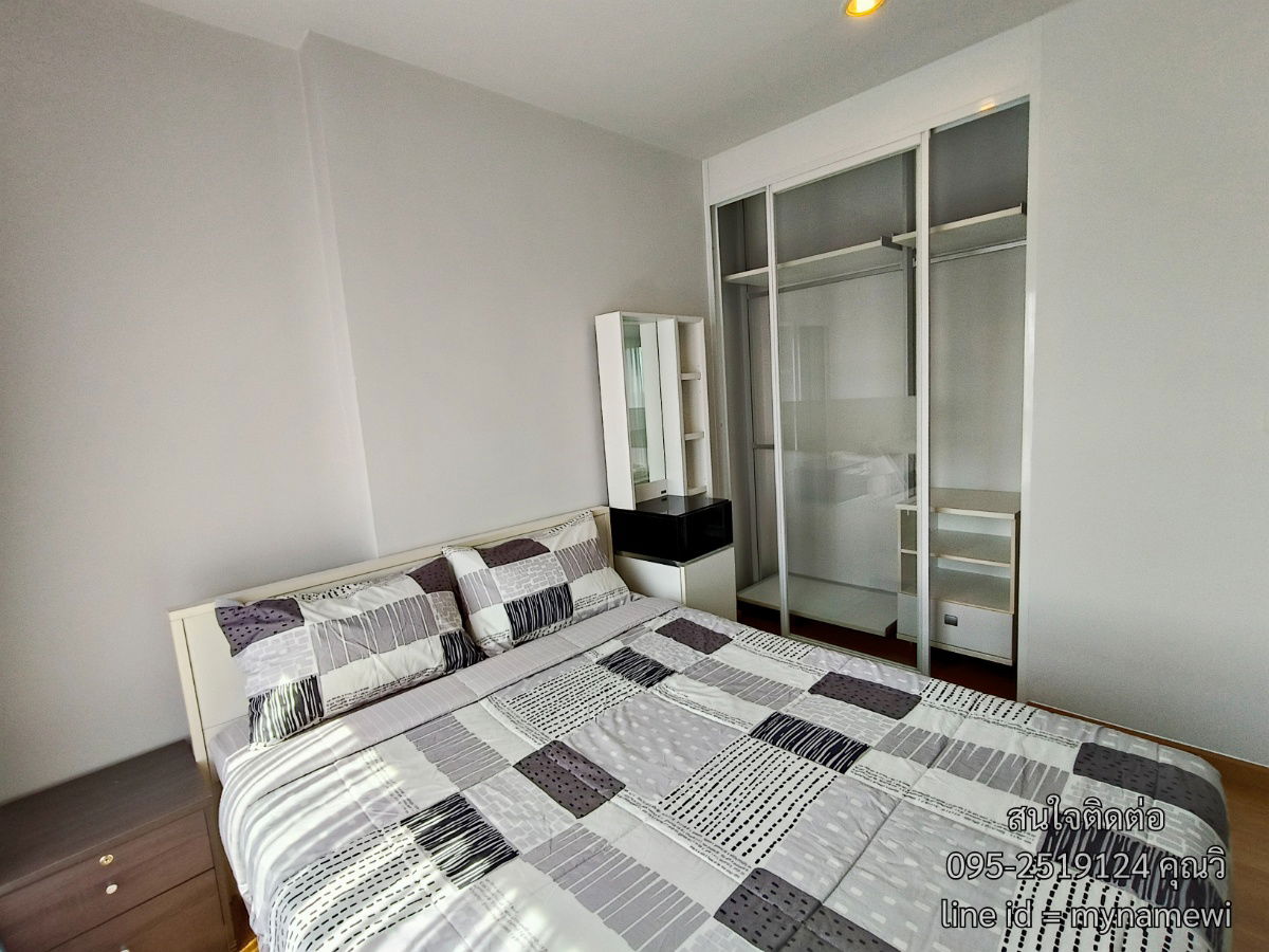 รูป ห้อง 30 ตรม. เฟอร์นิเจอร์ครบ เครื่องใช้ไฟฟ้าครบ ให้เช่าคอนโด พาร์คแลนด์ เพชรเกษม ติดรถไฟฟ้าสถานีหลักสอง ตรงข้ามเดอะมอลล์บางแค สนใจติดต่อได้เลยค่ะ - รูปที่ 3/10