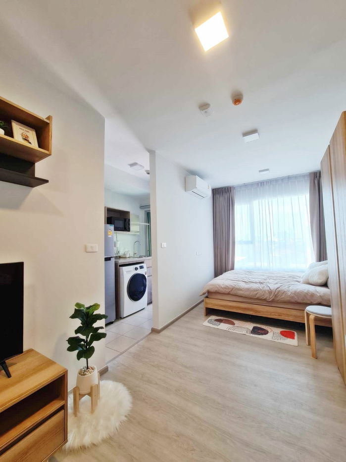 รูป ขาย Plum condo Sukhumvit 62 ( พลัมคอนโด สุขุมวิท 62 ) **ห้องมุม แต่งครบ Line ID: @ppagent - รูปที่ 5/9