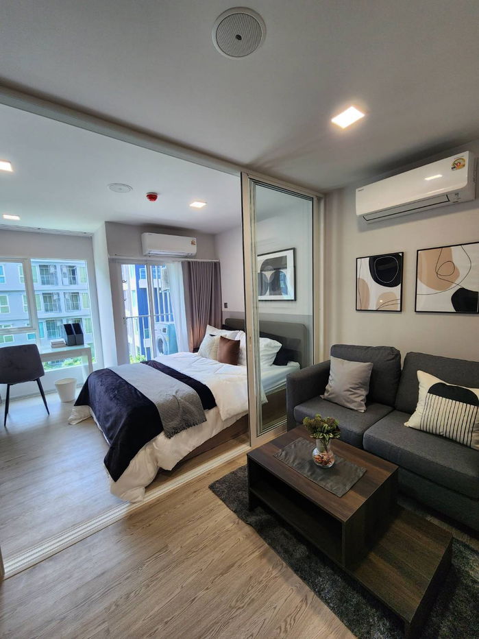 รูป 🌊ให้เช่า​ Kave​ Island​  ห้องกั้น​ วิวสระ​ 26 ตรม.ตึก​ B​ ชั้น​ 5, ตกแต่ง​ Modern​ + minimal - รูปที่ 16/18