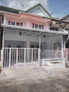 Newly renovated house for sale, 2-story townhouse Pruksa Village 12/1, Khlong Sam, Khlong Luang, Pathum Thani