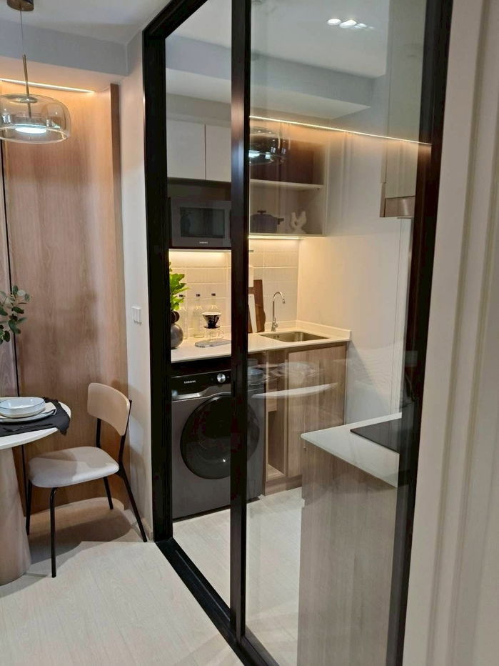 รูป คอนโด นิว คอร์ คูคต สเตชั่น ห้องใหม่พร้อมเข้าอยู่ #Fa72 / Line ID : @forucondo - รูปที่ 2/8