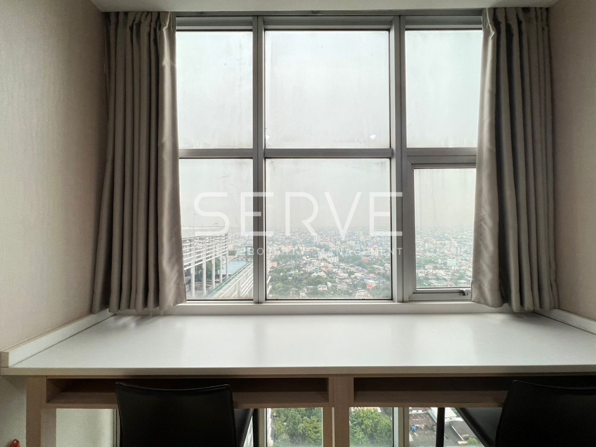 รูป 🔥1นอน ห้องไซส์ใหญ่ วิวเมือง ไม่โดนบล็อก ตกแต่งสวย สภาพดี เฟอร์แน่น ลงทุนหรืออยู่เองก็สุดคุ้ม คอนโดทำเลดีมาก ติด MRT รัชดาภิเษก @ Rhythm Ratchada - รูปที่ 5/14