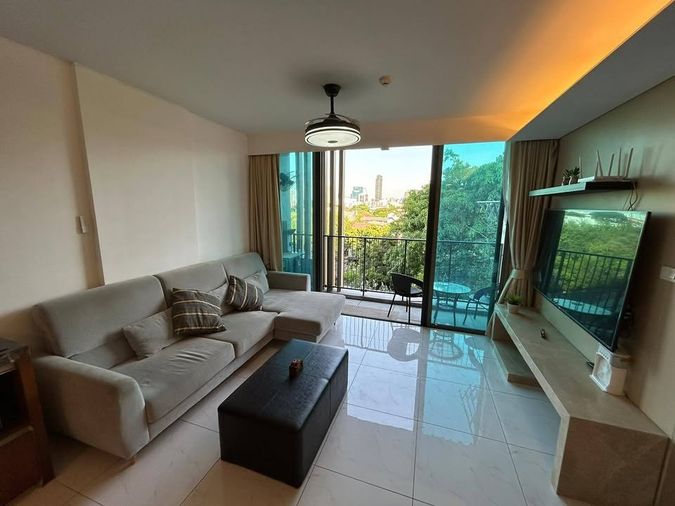 Condo for RENT at Siamese 39  unblocked view. size 65 sqm. 2 Bedroom | 2 Bathroom