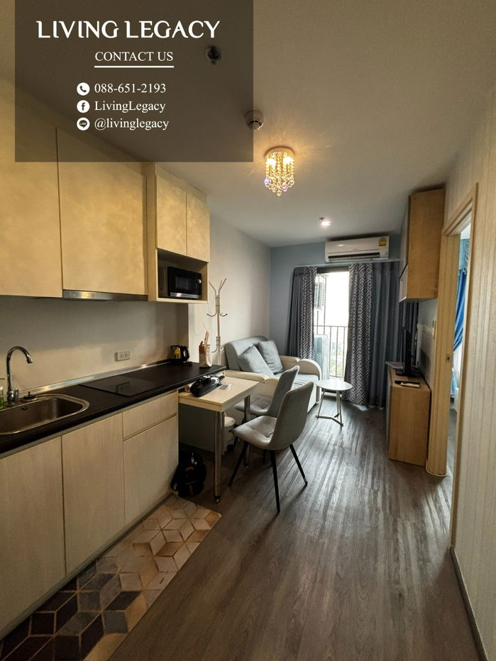 รูป SPRGX8 ให้เช่าคอนโด Rich Park @ Triple Station 28.7 ตร.ม. ชั้น 26 line id : @livinglegacy - รูปที่ 9/10