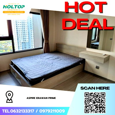 Condos for rent Paolo Hospital Phrapradaeng : #Z3329💥 251168 🔥Condo for rent: Aspire Erawan Prime