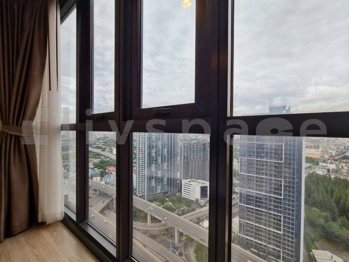 picture ▚ LD221ツ For Rent The Base Garden Rama 9 ⭐ 1 Bed, Rare Unit with Bay Window, Pool View 15k - 7/10