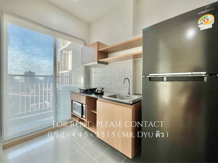 รูป ให้เช่า! คอนโดติดBTSวุฒากาศ ห้องมุม (ห้องใหม่) ~32ตรม. - รูปที่ 13/28