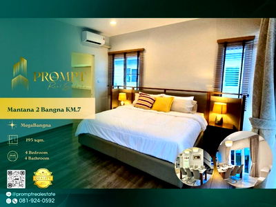 Houses for rent Suwannaphum International Airport : MN04955 - Mantana 2 Bangna KM.7