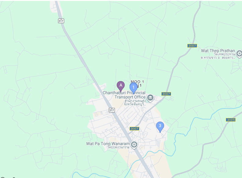 รูป ที่ดินเปล่า เนื้อที่ทั้งหมด 3196 ตารางเมตร - ตำบลปะตง อำเภอสอยดาว จันทบุรี ราคา 1,960,000 บาท - รูปที่ 3/3