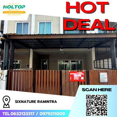 Townhouses for rent Panya Indra : #R7854 🎉 261168 House for rent Sixnature Ramintra 