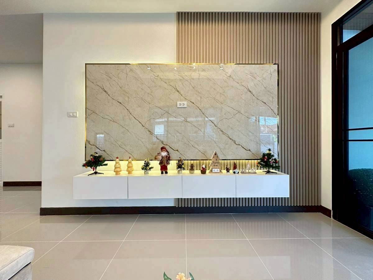 รูป บ้านเดี่ยวชั้นเดียว กว้างมาก ตกแต่งใหม่ทั้งหลัง หมู่บ้าน ซื่อตรง ถนนสุวินทวงศ์ 29 แขวงลำผักชี เขตหนองจอก พร้อมเฟอร์ฯ - รูปที่ 9/21