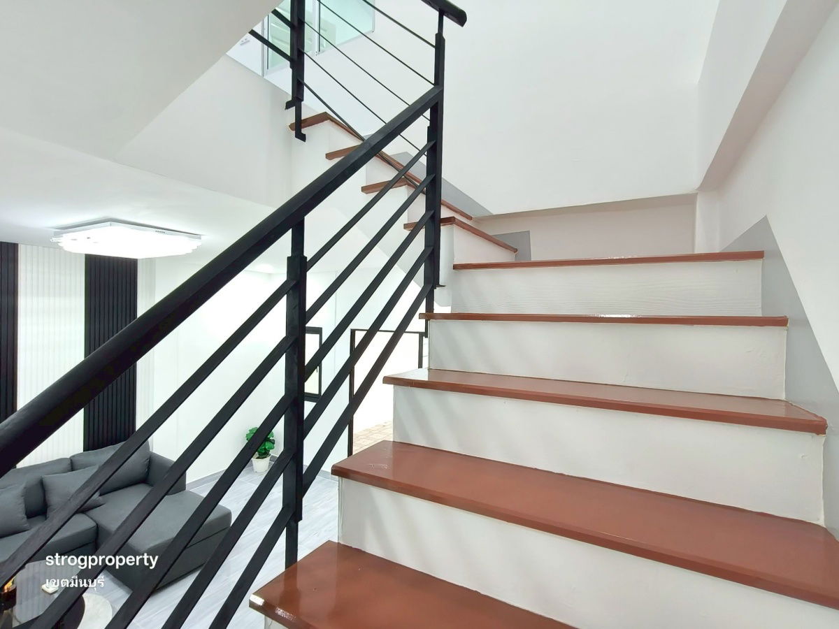 รูป ทาวน์เฮาส์ มีนบุรี ใกล้เมกาโฮม ถนนสุวินทวงศ์ ไปรษณีมีนบุรี ม.อาร์เคพาร์คออฟฟิต จอดรถ2 คัน นัดชมเลย 085-318-6868  - รูปที่ 12/19