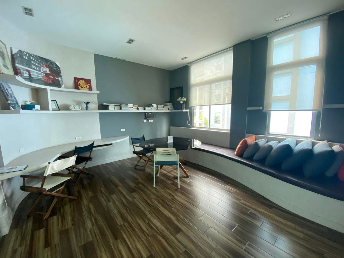 รูป ให้เช่า ริล คอนโด รังสิต ตึก D 33.73 ตร.ม.เฟอร์ครบ มีเครื่องซักผ้า แอร์ 2 ตัว ใกล้ ม.รังสิตและรถไฟฟ้า (TR1201) - รูปที่ 8/9