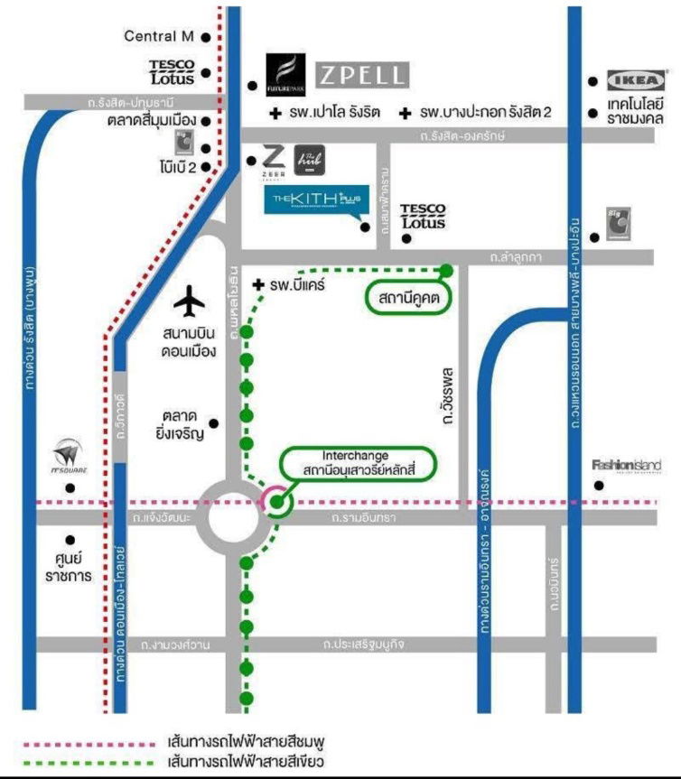 รูป ME2500204 ให้เช่าคอนโด The Kith Plus พหลโยธิน – คูคต พร้อมอยู่ - รูปที่ 13/13