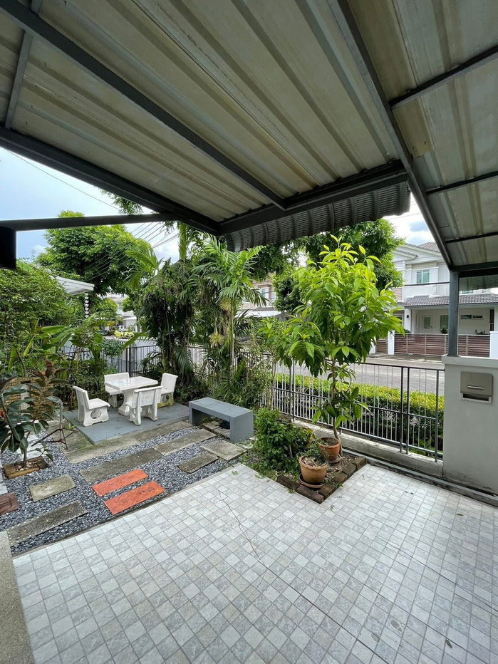 picture House for Rent – Mantana Rama 9–Srinakarin (Krungthep Kreetha 7) Prime location on the main road, Fully furnished with 5 air conditioners - 6/20